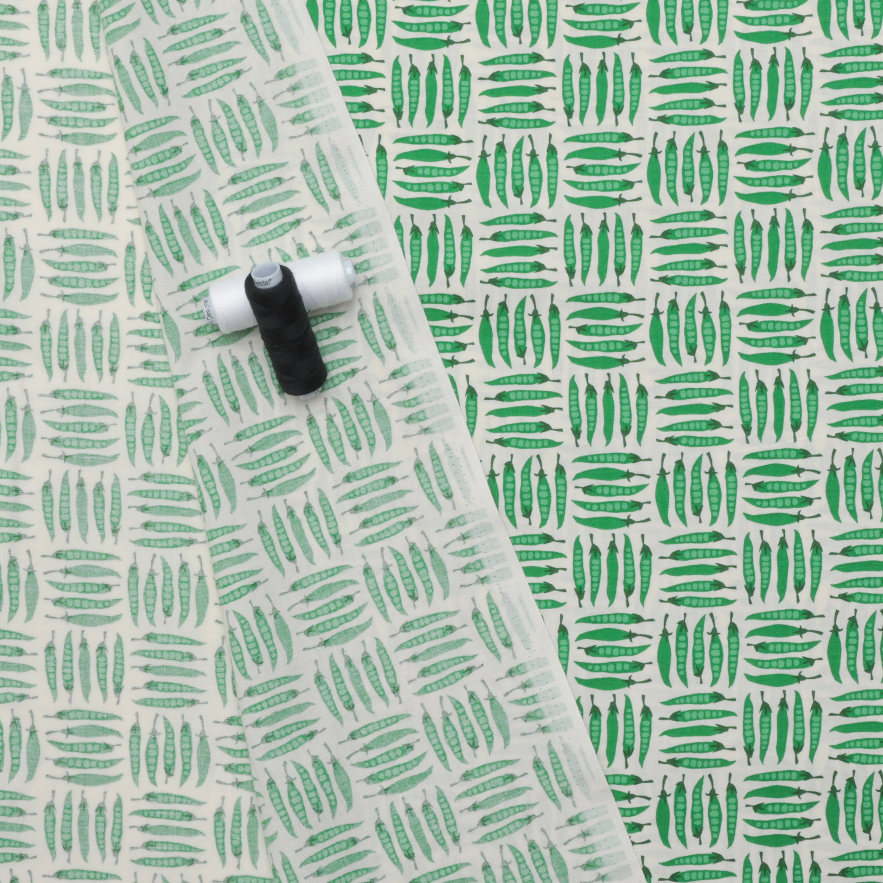 Cotton + Steel - Cotton - In The Vegetable Garden - Green Pea - French Green Bean - Image 3