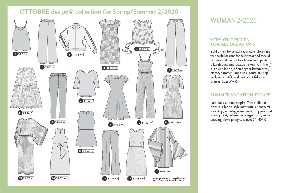 Ottobre - Pattern Magazine - Women's Spring 2020 - Image 10